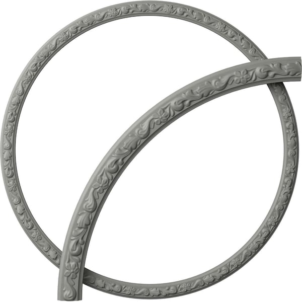 Ekena Millwork 40-in. OD x 36-in. ID x 2-in. W x 7/8-in. P Sussex Floral Ceiling Ring Kit CRK39SU - main